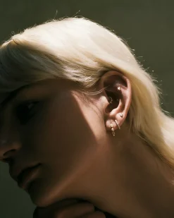 Pamela Love Earrings|Ovalado Huggie