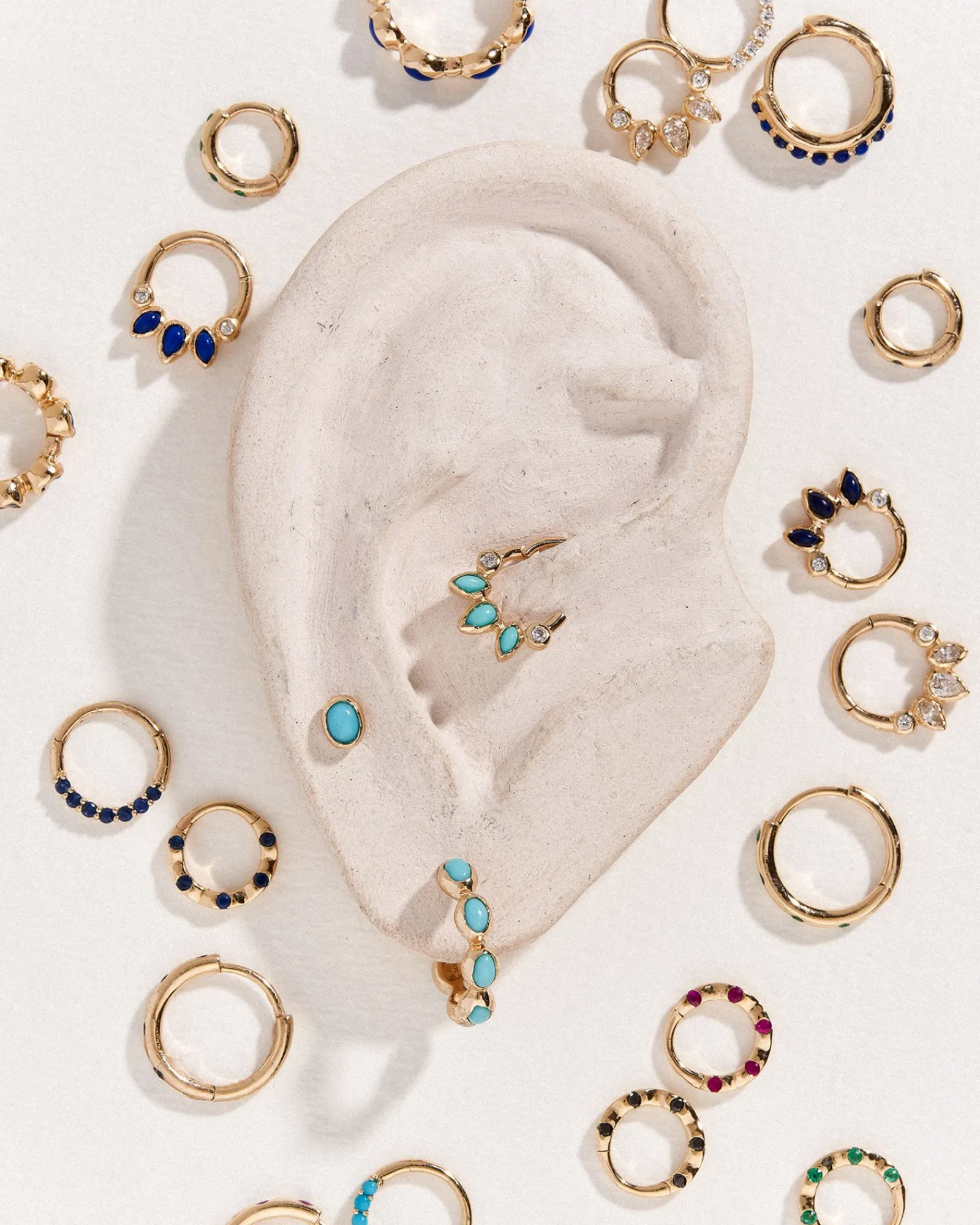 Pamela Love Piercing Jewelry|Ovalado Huggie