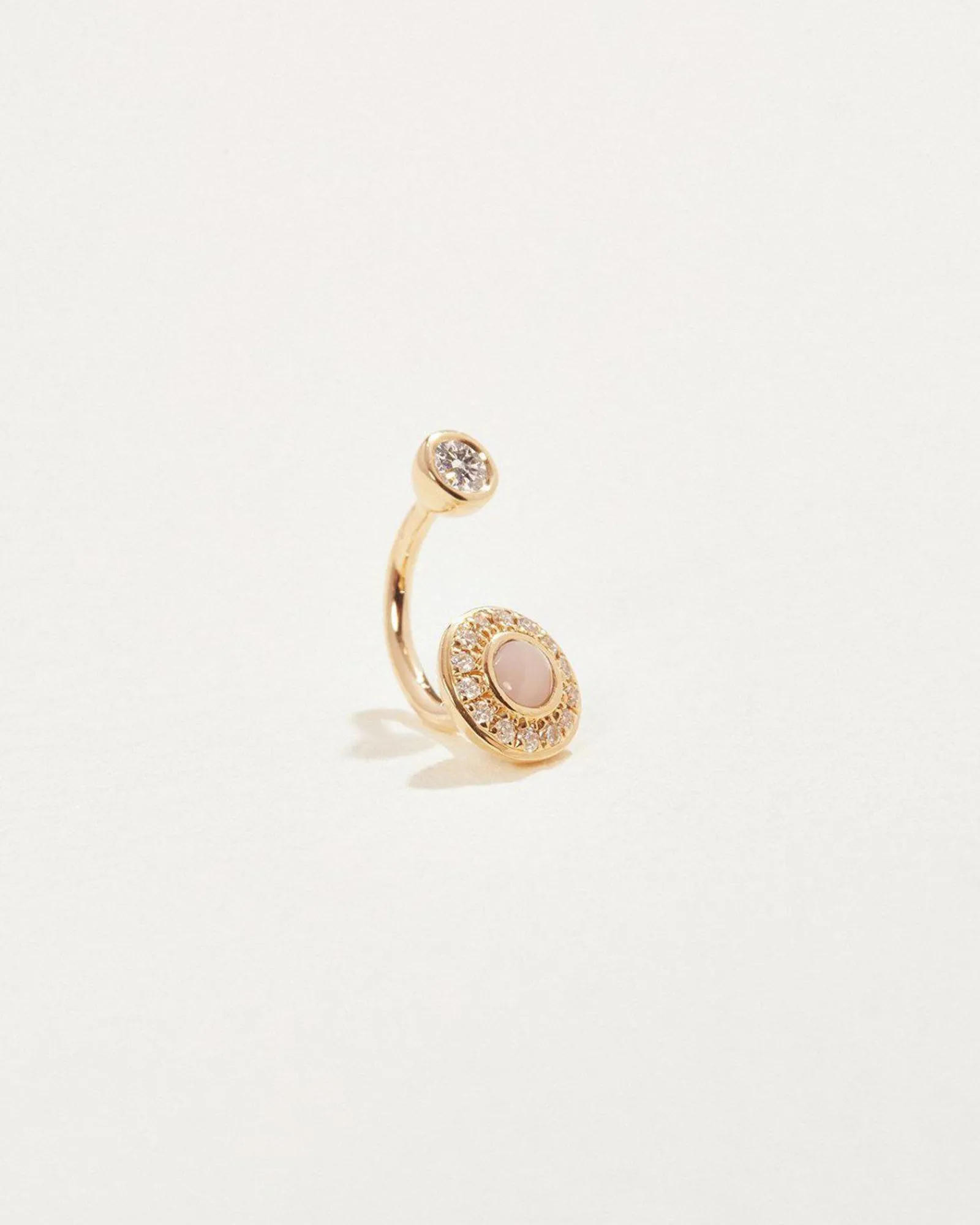 Pamela Love Piercing Jewelry|Pave Gravitation Hook