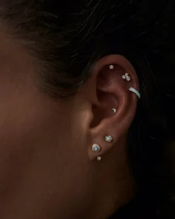 Pamela Love Earrings|Pave Gravitation Hook