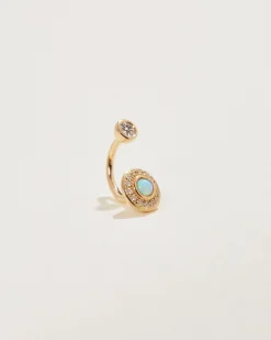 Pamela Love Piercing Jewelry|Pave Gravitation Hook