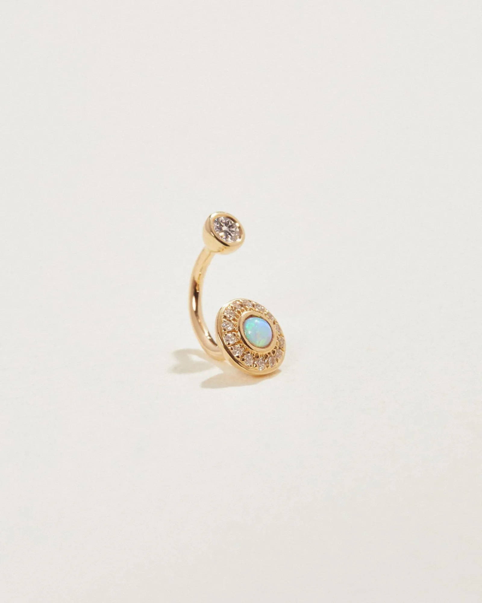Pamela Love Piercing Jewelry|Pave Gravitation Hook