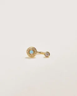 Pamela Love Piercing Jewelry|Pave Gravitation Hook