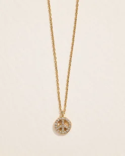 Pamela Love Necklaces|Pave Peace Pendant