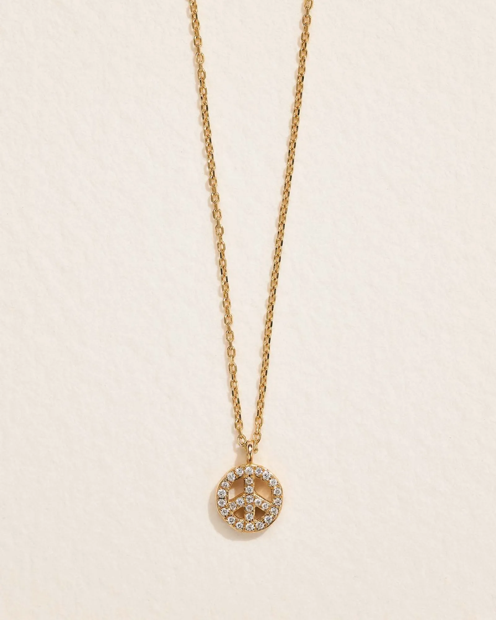 Pamela Love Necklaces|Pave Peace Pendant