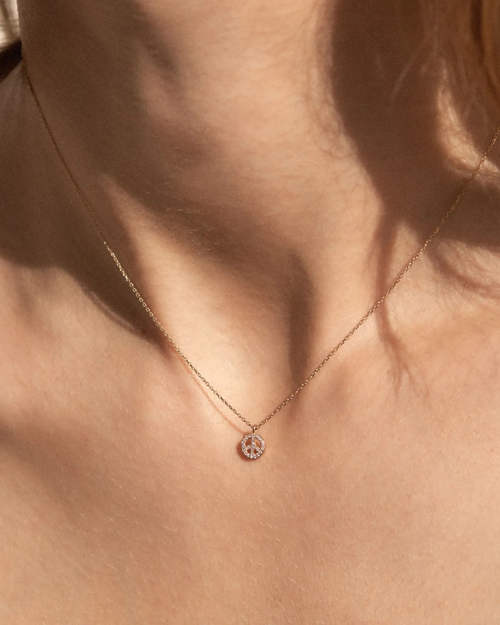 Pamela Love Necklaces|Pave Peace Pendant
