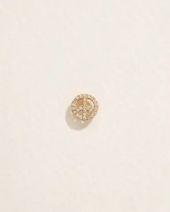 Pamela Love Piercing Jewelry|Pave Peace Stud