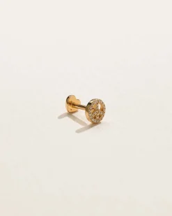 Pamela Love Piercing Jewelry|Pave Peace Stud