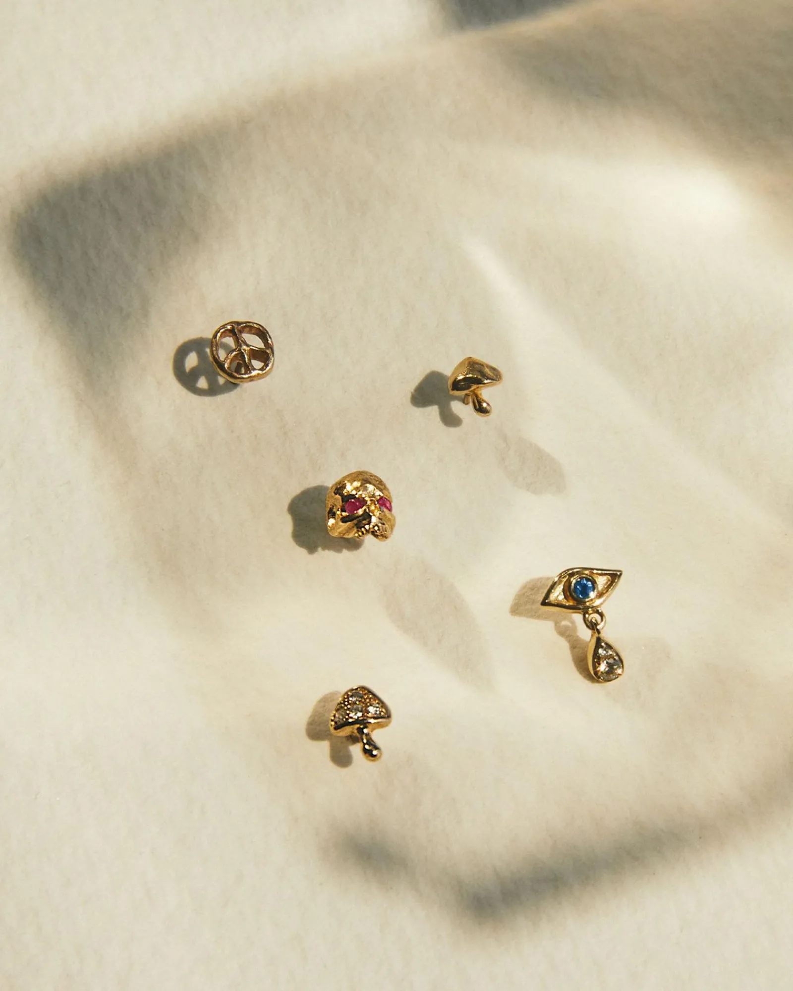 Pamela Love Piercing Jewelry|Peace Stud