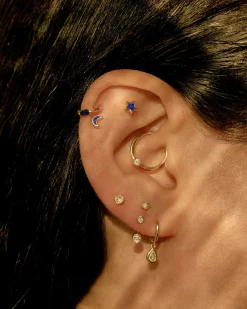 Pamela Love Earrings|Petite Nugget Stud