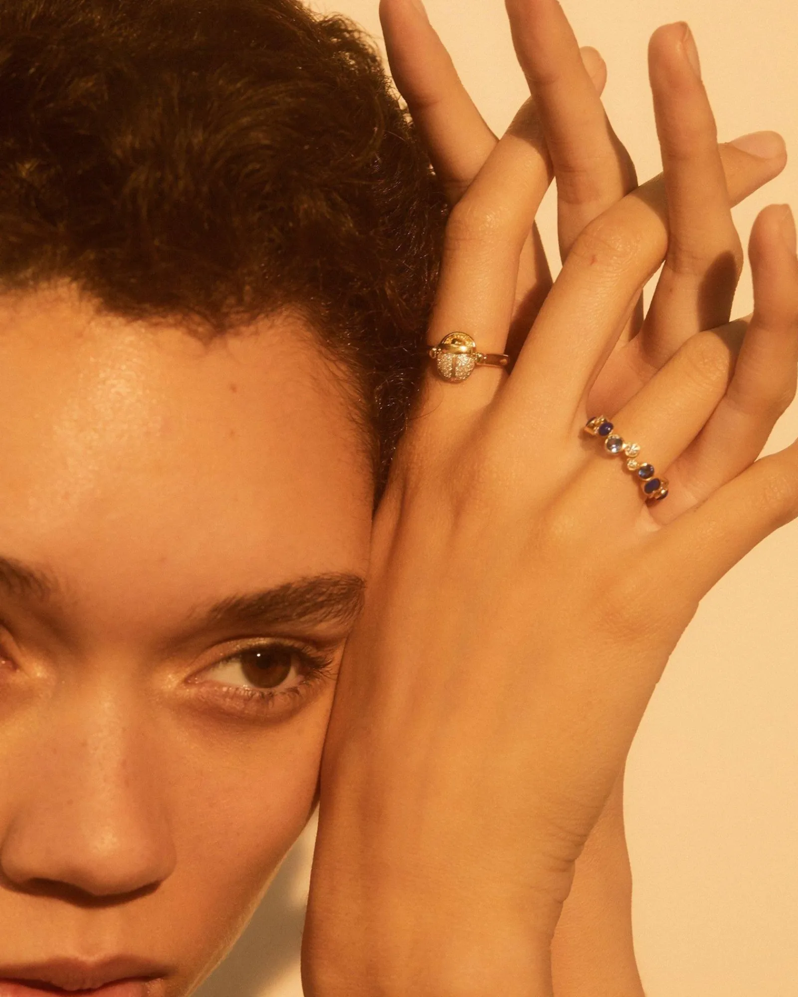 Pamela Love Rings|Rotating Pave Scarab Ring