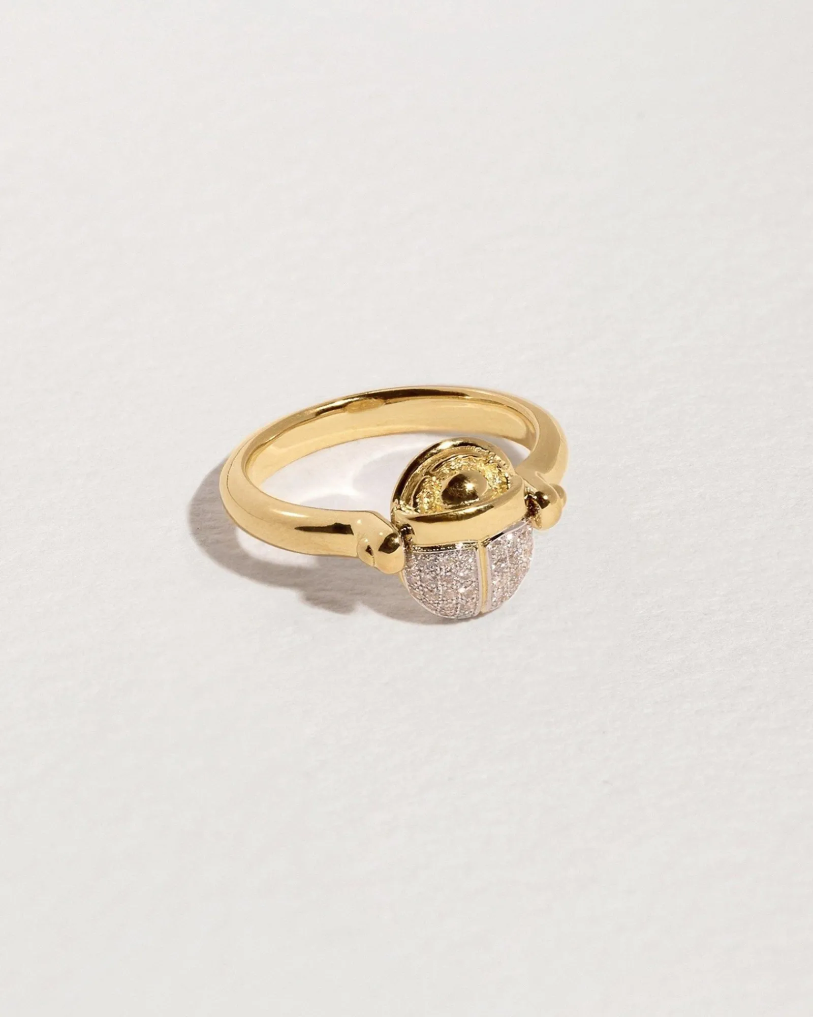 Pamela Love Rings|Rotating Pave Scarab Ring
