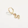 Pamela Love Earrings|Serpent Ruby Huggie