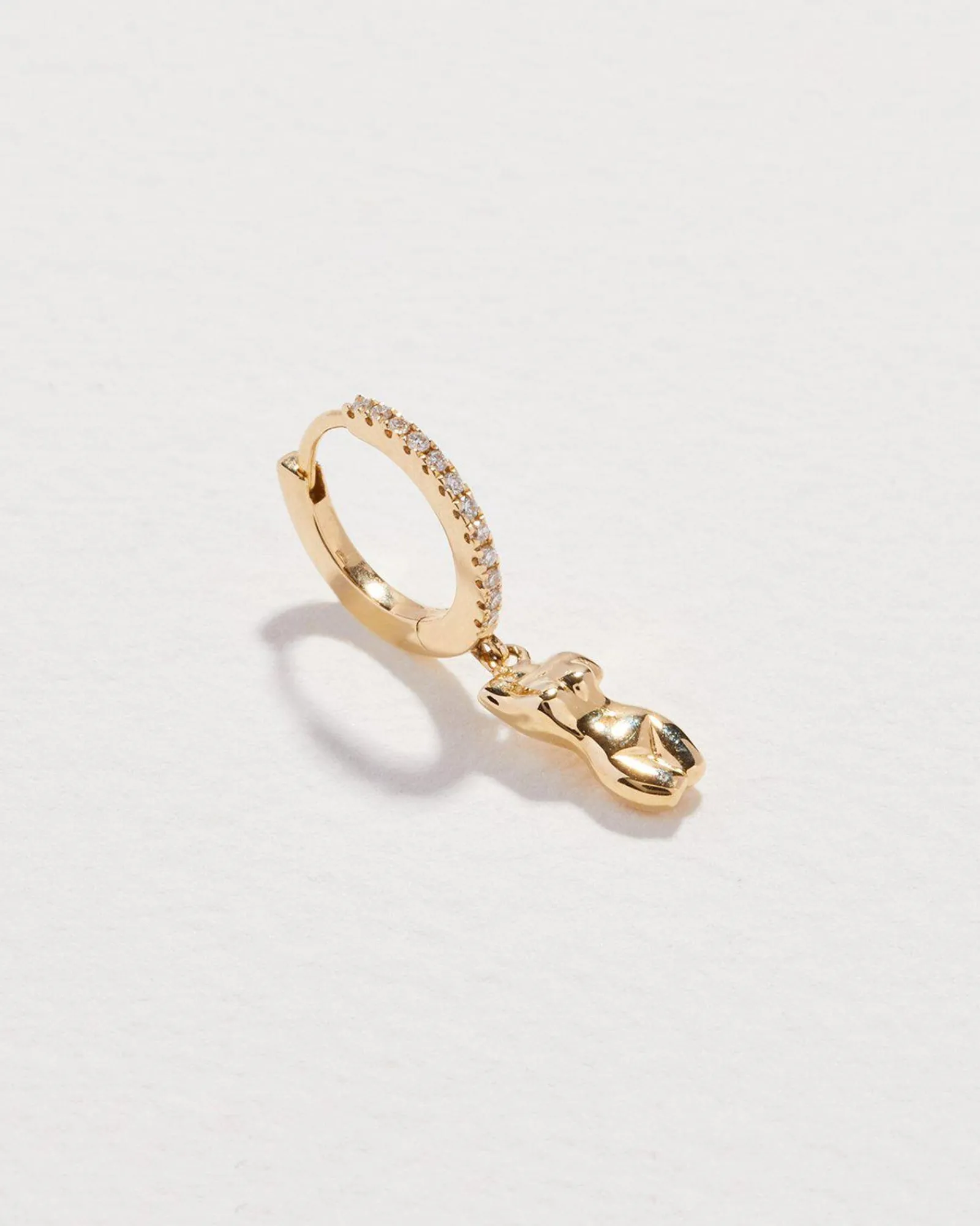 Pamela Love Earrings|Torso Pave Huggie