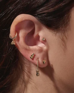 Pamela Love Piercing Jewelry|Torso Pave Huggie
